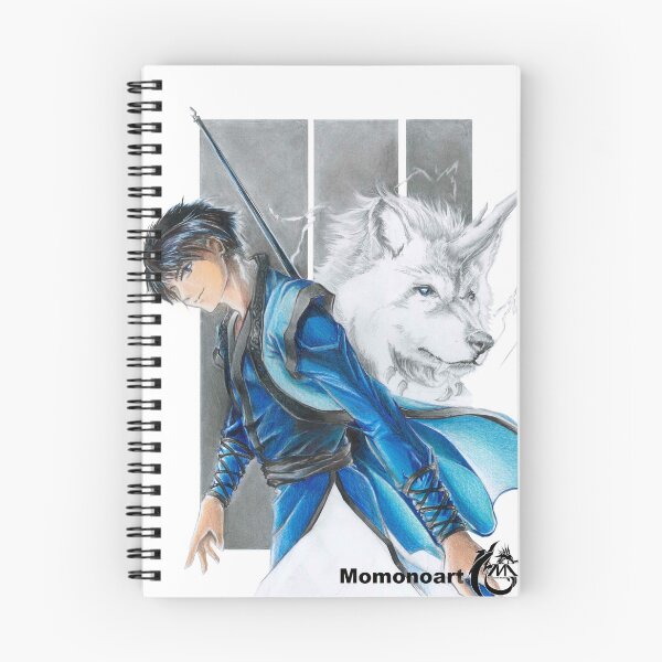 Item preview, Hak & Raiju – Anime Yona of the Dawn Fantasy Art designed and sold by momonoart.