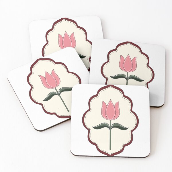 Item preview, Vintage Tulip Medallion designed and sold by Little Dora Art.