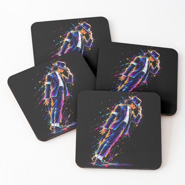 Item preview, Michael Jackson Smooth Criminal Anti-Gravity Lean - Neon Paint Splatter Art designed and sold by arfindo-indra.