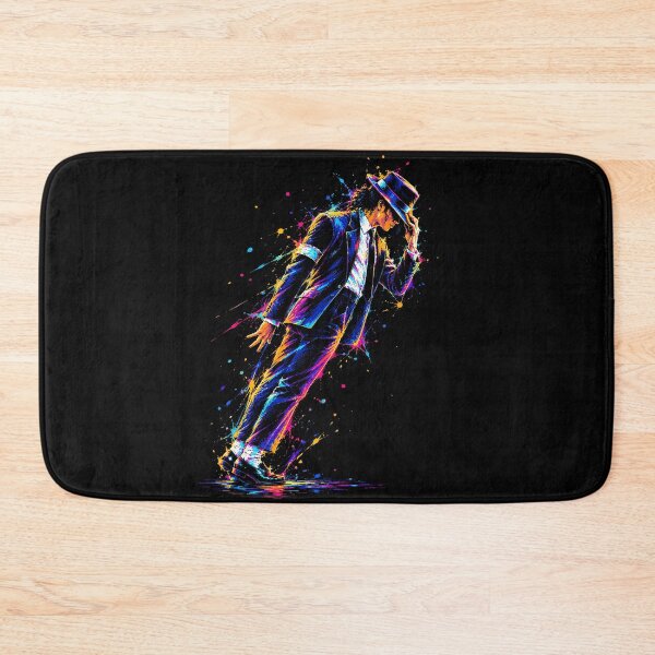 Item preview, Michael Jackson Smooth Criminal Anti-Gravity Lean - Neon Paint Splatter Art designed and sold by arfindo-indra.