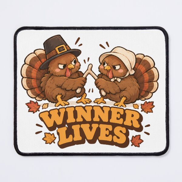 Item preview, Winner Lives Funny Thanksgiving Turkey Wishbone designed and sold by ianm1028.