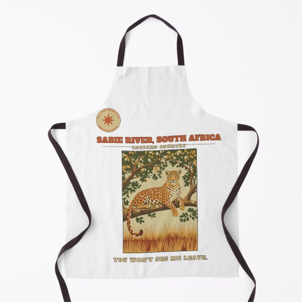 Item preview, Sabie River South Africa Leopard Vintage Safari  designed and sold by StillHereWild.co.