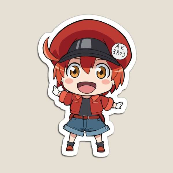 Red Blood Cell & Platelet | Hataraku Saibou (Cells at Work) Sticker for  Sale by Jake Hunter