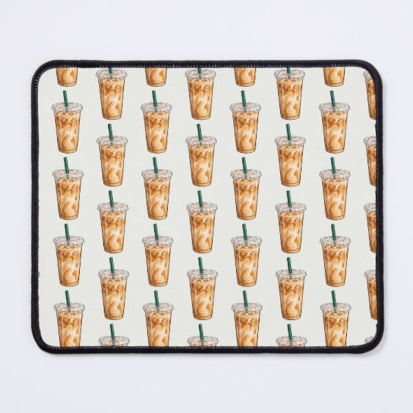 Item preview, Caramel Swirl Iced Coffee Drink Illustration designed and sold by Verycutethings.