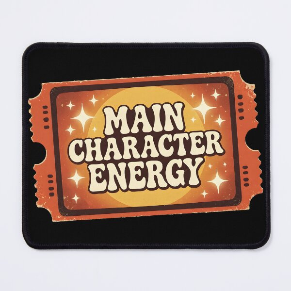 Item preview, Main Character Energy Retro 70s Aesthetic Positive Vibe designed and sold by DoceVaga.