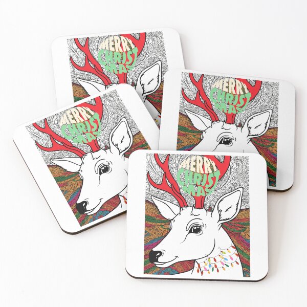 Item preview, Deer Merry Christmas designed and sold by RoseAIArtRhythm.