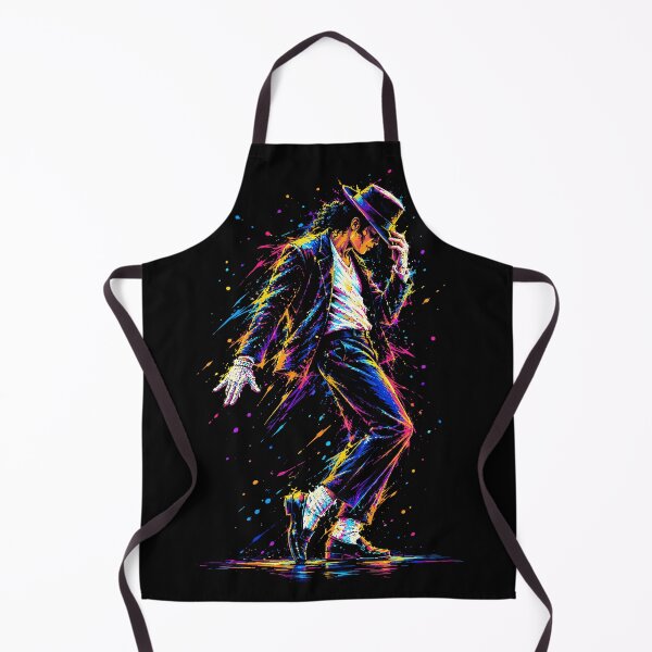 Item preview, Michael Jackson Signature Moonwalk Pose - Neon Paint Splatter Art designed and sold by arfindo-indra.