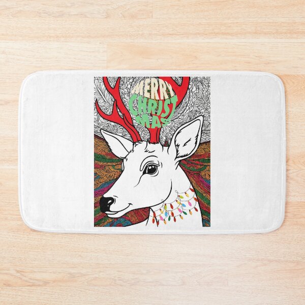Item preview, Deer Merry Christmas designed and sold by RoseAIArtRhythm.