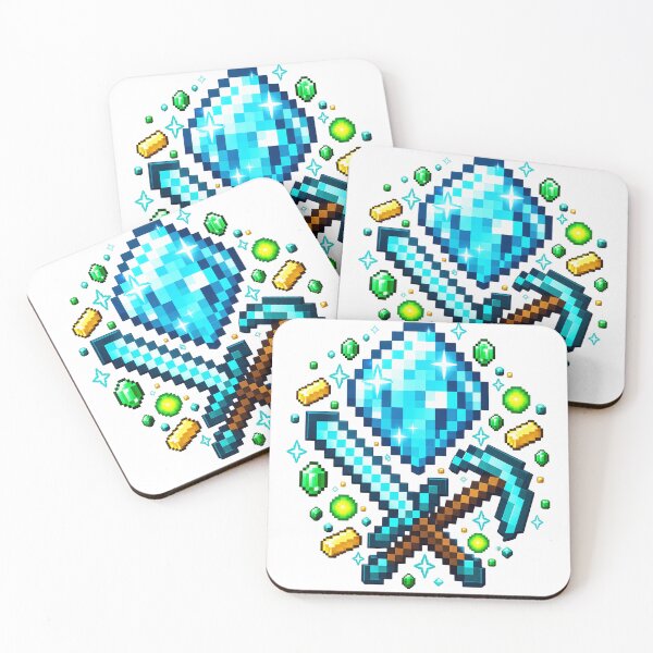Item preview, Diamond Sword and Pickaxe Treasure Emblem designed and sold by A Light Worker.