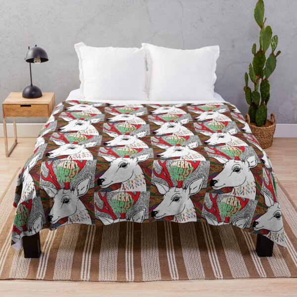 Item preview, Deer Merry Christmas designed and sold by RoseAIArtRhythm.
