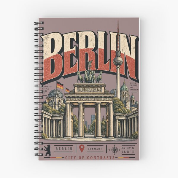 Item preview, BERLIN — CITY OF CONTRASTS designed and sold by KrungiT Design .