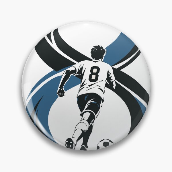 Item preview, The Infinite Game Football Art Print, Number 8 Soccer Print, Minimalist Football Art, Soccer Player Decor, Football Lover Gift designed and sold by Studio pod Burom.
