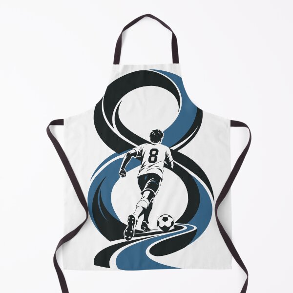 Item preview, The Infinite Game Football Art Print, Number 8 Soccer Print, Minimalist Football Art, Soccer Player Decor, Football Lover Gift designed and sold by Studio pod Burom.