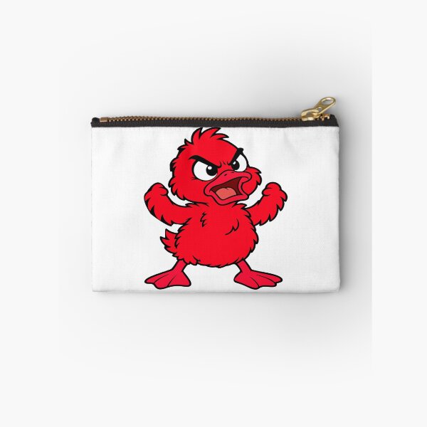 Item preview, Angry Red Duck Mascot Cartoon | Fierce Bird Character Illustration designed and sold by InfiniEmotion.
