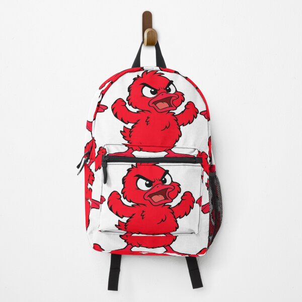 Item preview, Angry Red Duck Mascot Cartoon | Fierce Bird Character Illustration designed and sold by InfiniEmotion.