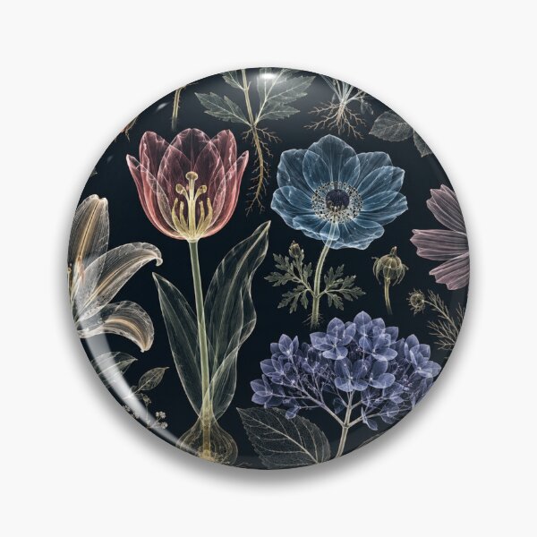 Item preview, Midnight Botanical Study Vintage Floral Collection designed and sold by SleepyLlamaClothes.