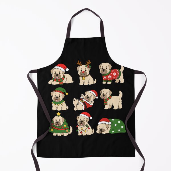 Item preview, Funny Soft Coated Wheaten Terrier Dog Christmas Holiday Xmas Mom Dad designed and sold by rafaeltto.