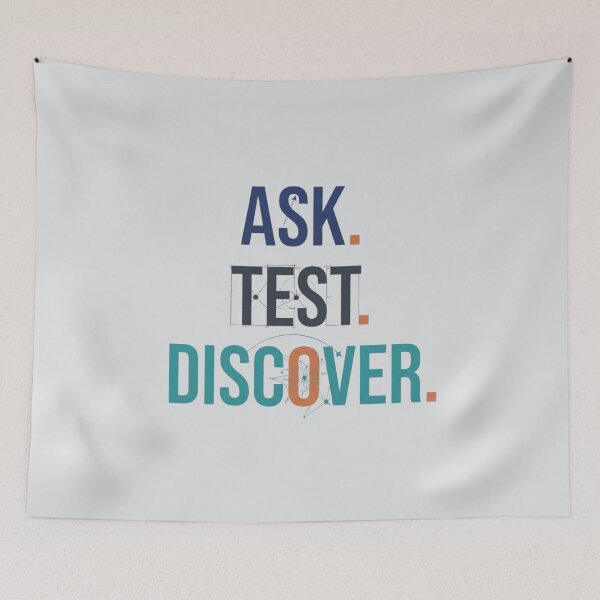 Item preview, Ask Test Discover Scientist Scientific Research STEM designed and sold by Amr Darwish Graphic designer.