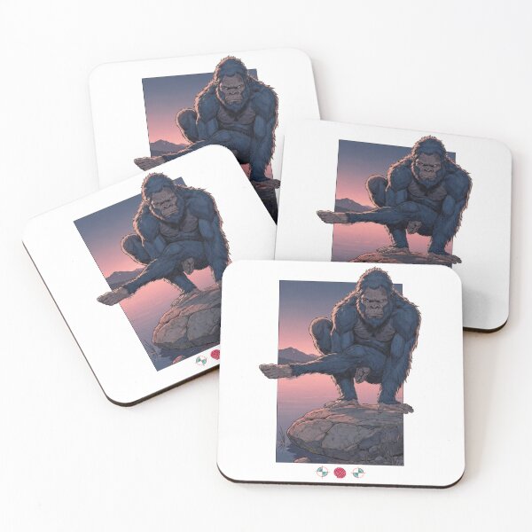 Item preview, Bigfoot Yoga Pose Mountain Zen Cute Sasquatch Stretching [v2] designed and sold by Whimsy Trail Co.