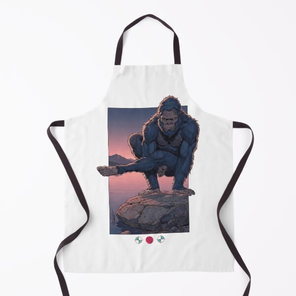 Item preview, Bigfoot Yoga Pose Mountain Zen Cute Sasquatch Stretching [v2] designed and sold by Whimsy Trail Co.