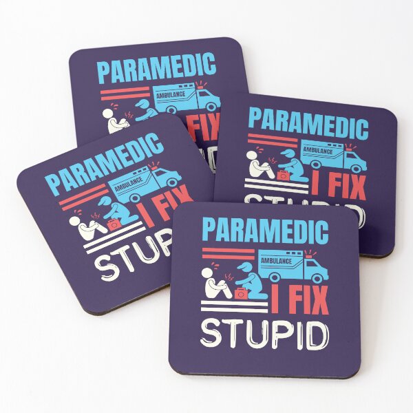 Item preview, I Fix Stupid Paramedic Funny EMT designed and sold by jaygo.