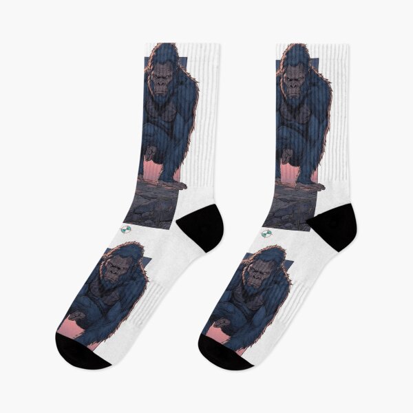 Item preview, Bigfoot Yoga Pose Mountain Zen Cute Sasquatch Stretching [v2] designed and sold by Whimsy Trail Co.