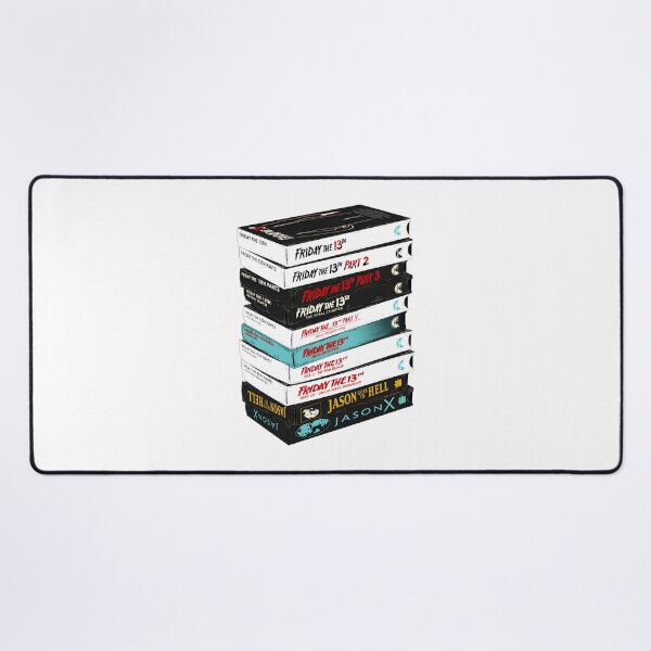 Item preview, Vintage VHS Tape Stack Inspired by Friday the 13th Horror Classic designed and sold by SkyIsShook.