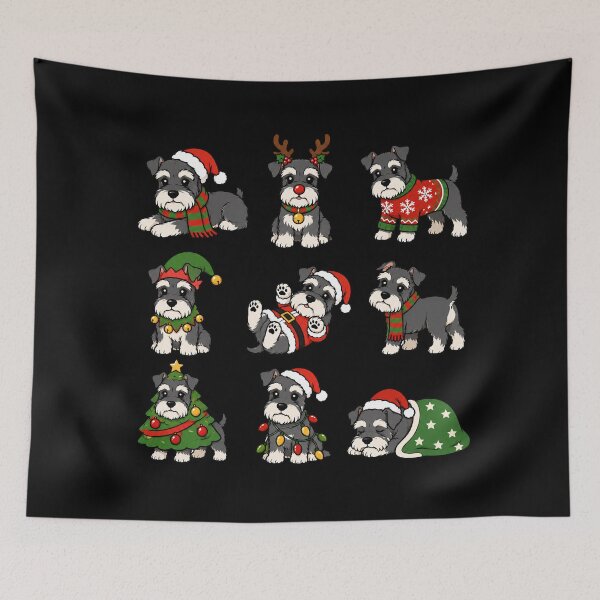 Item preview, Funny Standard Schnauzer Dog Christmas Holiday Xmas Mom Dad designed and sold by rafaeltto.