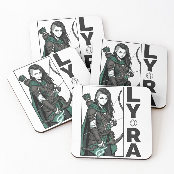 Item preview, Female Fantasy Archer – Ranger Warrior Adventure Artwork designed and sold by StickerNestYou.