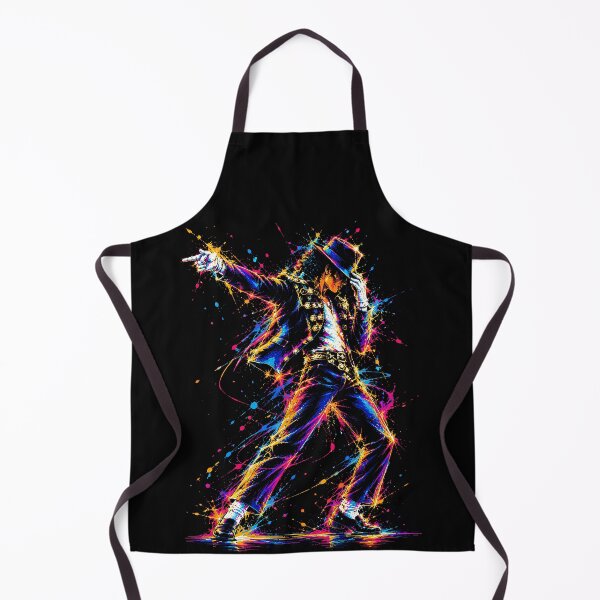 Item preview, Michael Jackson Iconic Stage Pose - Neon Paint Splatter Art designed and sold by arfindo-indra.
