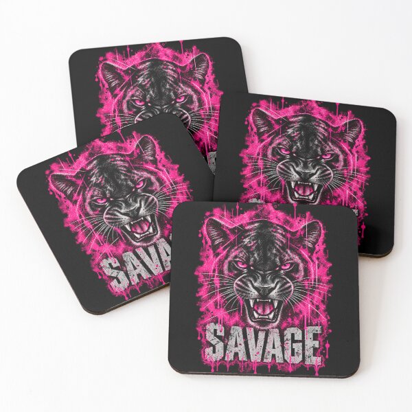 Item preview, SAVAGE PANTERA PINK designed and sold by Neo-Punk.