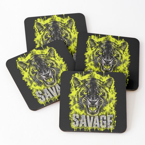 Item preview, SAVAGE PANTERA YELLOW designed and sold by Neo-Punk.