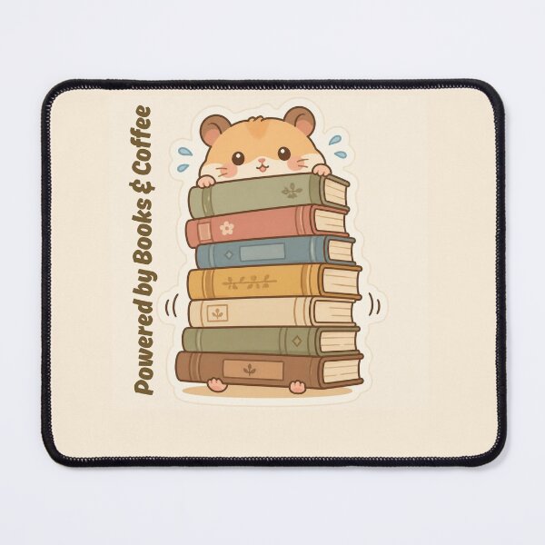Item preview, Powered by books & coffee designed and sold by creativityisfun.