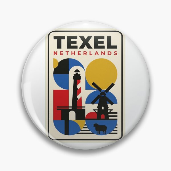 Item preview, Retro Texel Bauhaus Geometric Skyline designed and sold by k3rstman1.