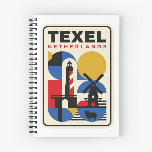 Item preview, Retro Texel Bauhaus Geometric Skyline designed and sold by k3rstman1.