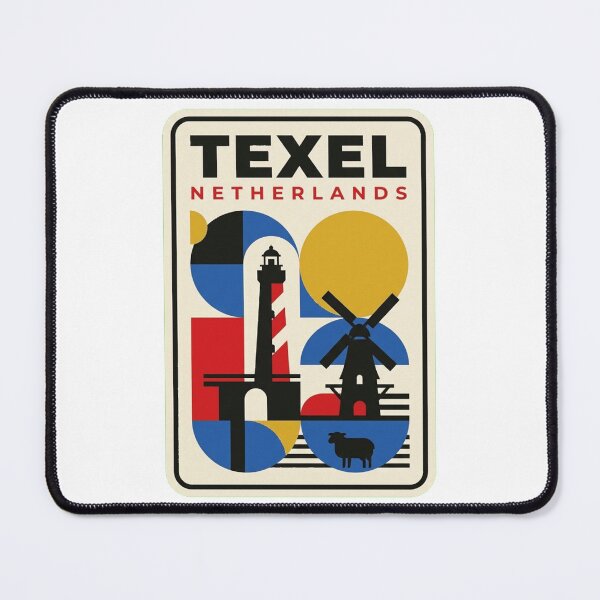 Item preview, Retro Texel Bauhaus Geometric Skyline designed and sold by k3rstman1.