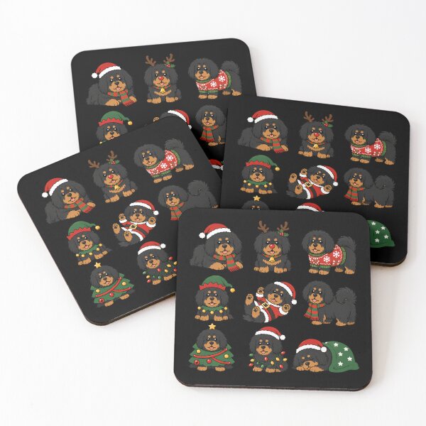 Item preview, Funny Tibetan Mastiff Dog Christmas Holiday Xmas Mom Dad designed and sold by rafaeltto.