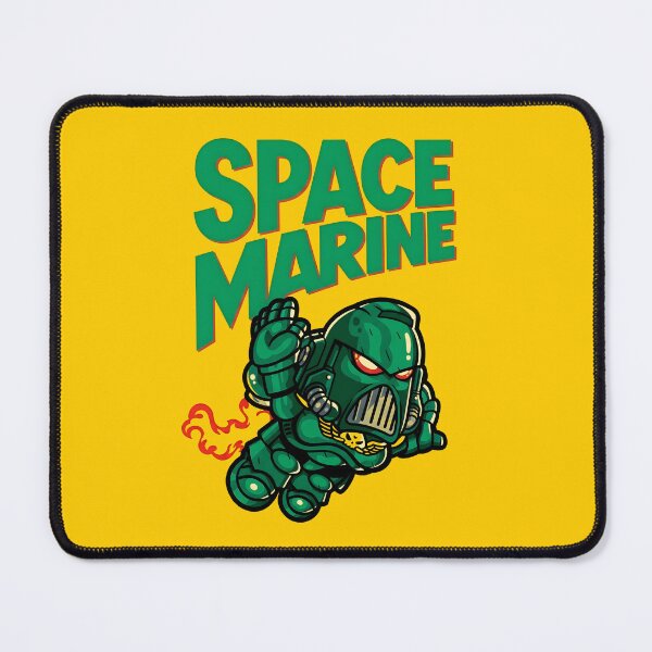 Item preview, Super Space Marine – Dark Angels Mario Bros Parody Graphic Tee designed and sold by BravenBold.
