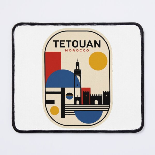 Item preview, Retro Tetouan Bauhaus Geometric Skyline designed and sold by k3rstman1.