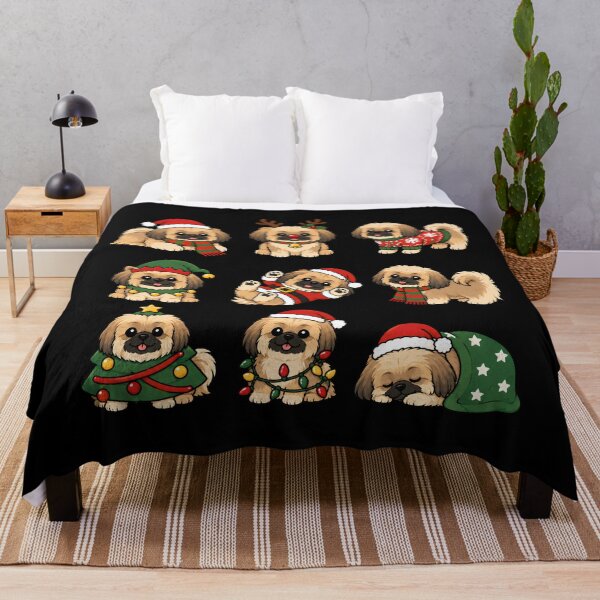 Item preview, Funny Tibetan Spaniel Dog Christmas Holiday Xmas Mom Dad designed and sold by rafaeltto.