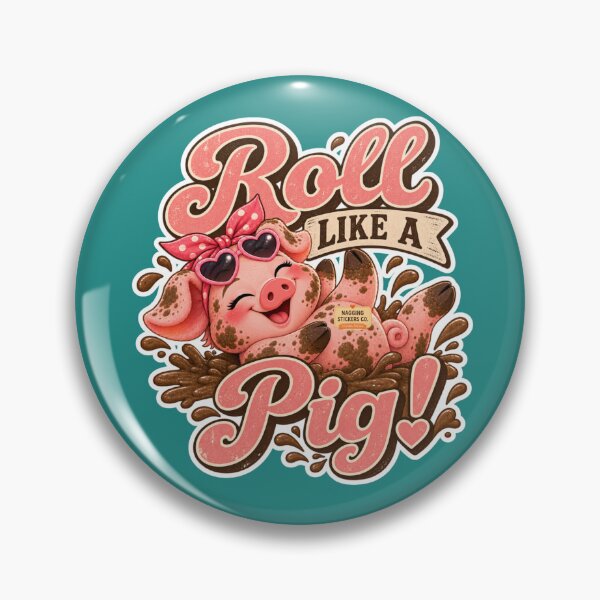 Item preview, ROLL LIKE A PIG! BY NAGGINGSTICKERSCO. ROLL LIKE A PIG! COLLECTION | GREEN Edition | No.01 designed and sold by LaMaisonOfMY.