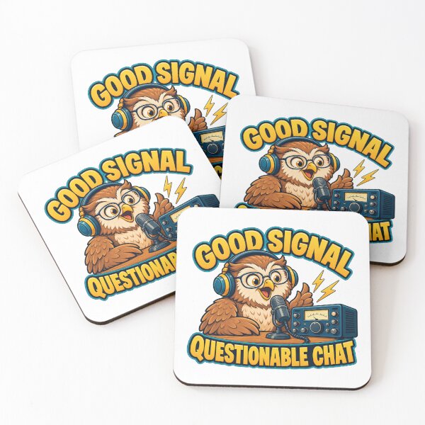 Item preview, Ham Radio Owl Good Signal Questionable Chat designed and sold by SAS-Designer.