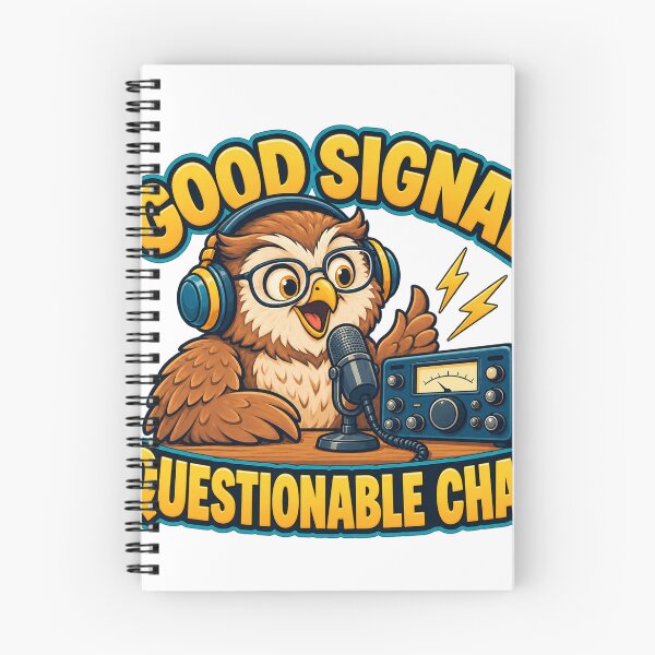 Item preview, Ham Radio Owl Good Signal Questionable Chat designed and sold by SAS-Designer.