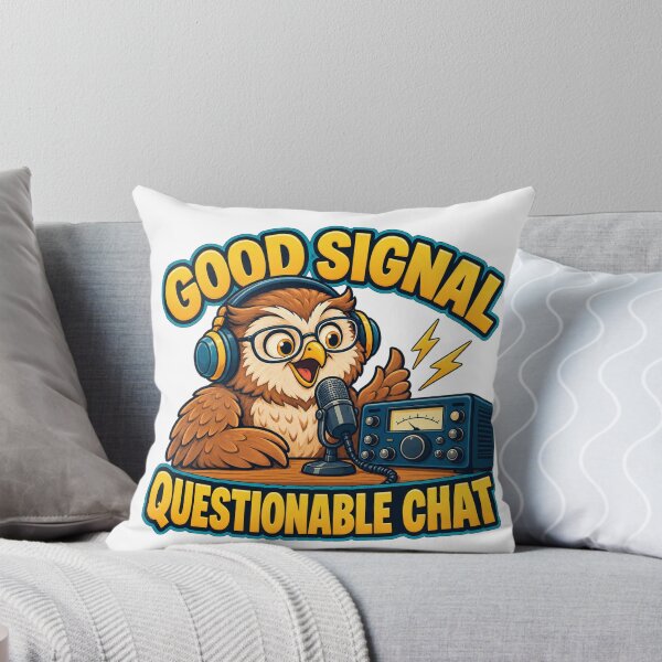 Item preview, Ham Radio Owl Good Signal Questionable Chat designed and sold by SAS-Designer.