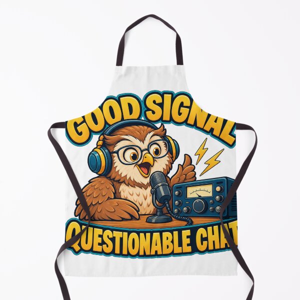 Item preview, Ham Radio Owl Good Signal Questionable Chat designed and sold by SAS-Designer.