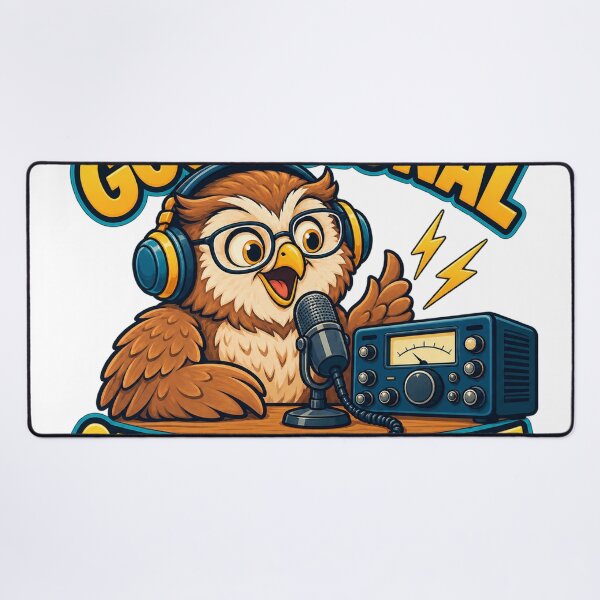 Item preview, Ham Radio Owl Good Signal Questionable Chat designed and sold by SAS-Designer.