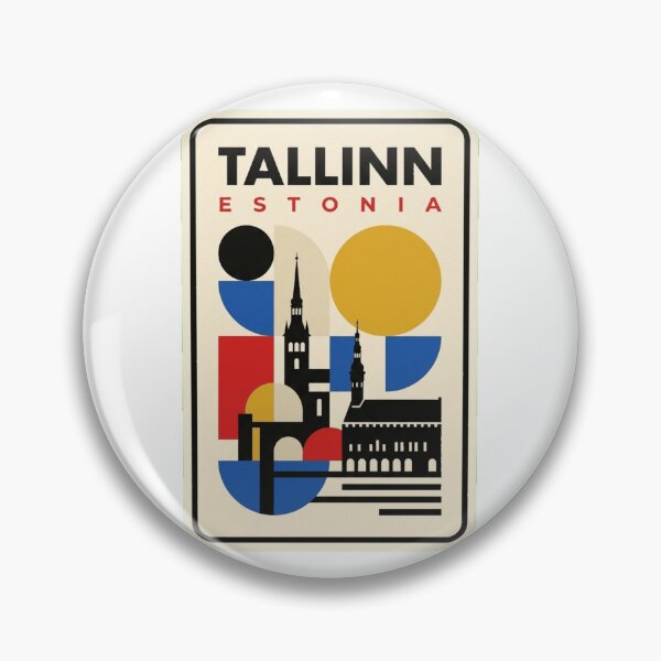 Artikelvorschau, Retro-Tallinner Bauhaus-Geometrische Skyline entworfen und verkauft von k3rstman1.