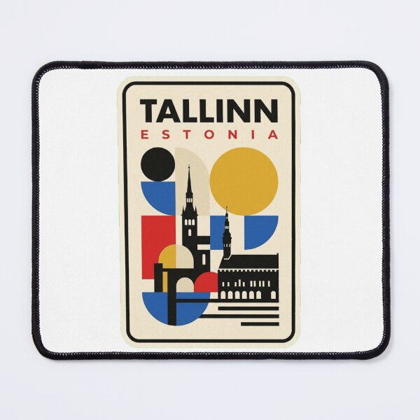 Item preview, Retro Tallinn Bauhaus Geometric Skyline designed and sold by k3rstman1.