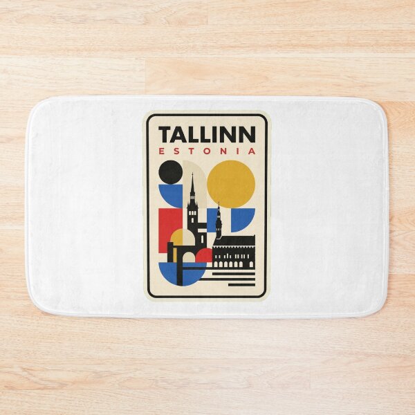 Item preview, Retro Tallinn Bauhaus Geometric Skyline designed and sold by k3rstman1.