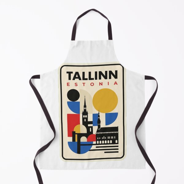 Item preview, Retro Tallinn Bauhaus Geometric Skyline designed and sold by k3rstman1.